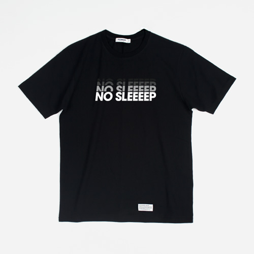 ODDMOOD NO SLEEEEP T-SHIRTS _ black (SST005BL)