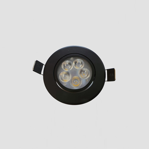 AA 인테리어 LED 일체형 3인치 매입등 (블랙)